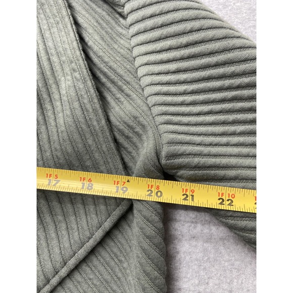 BB Dakota Steve Madden Coat Womens Large Waterfall Collar Long Jacket Pockets - Picture 9 of 14